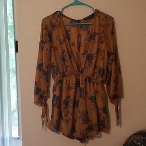 Audrey 3 + 1 Floral Romper